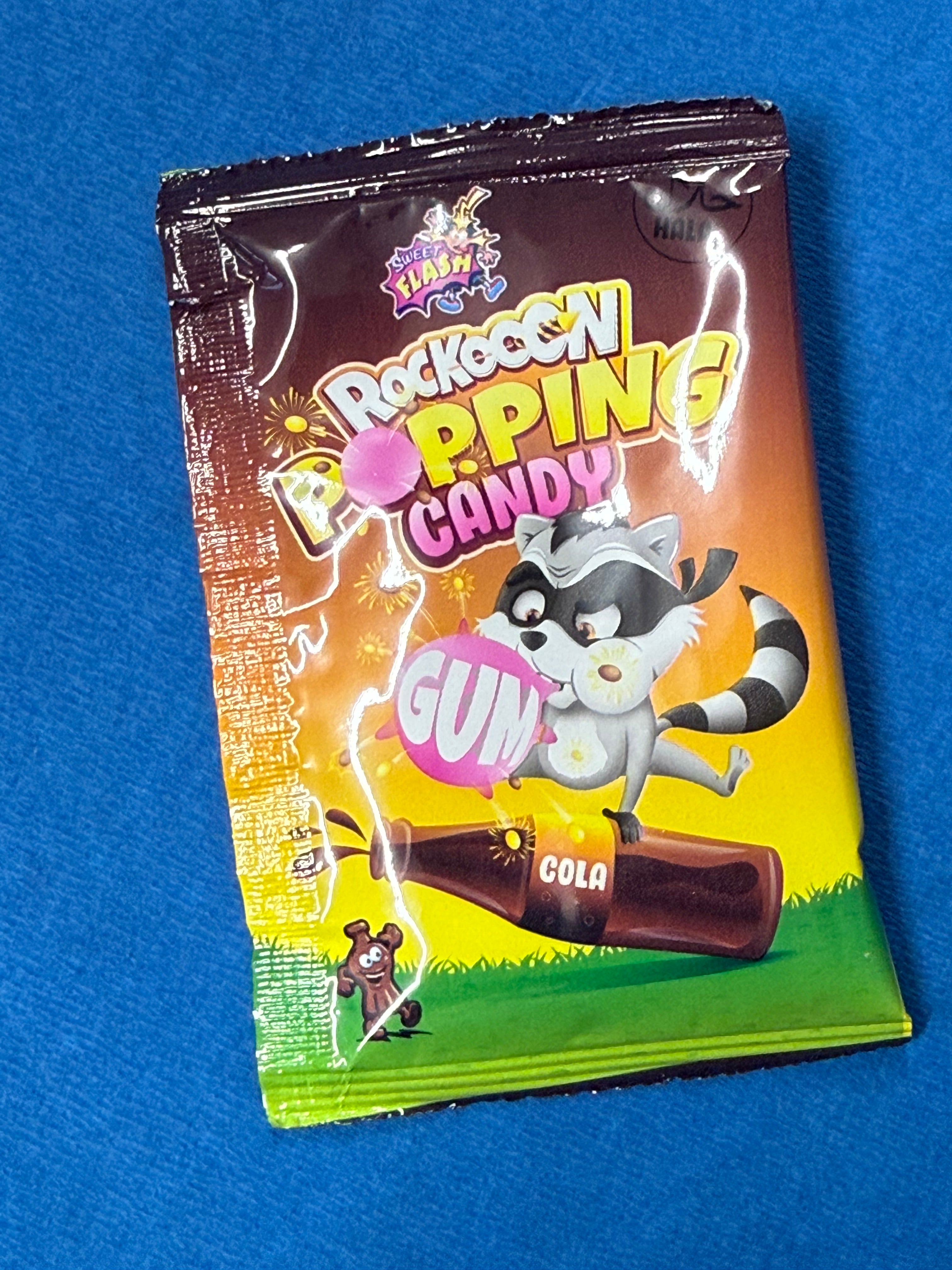 Rockooon Popping Candy Gum Cola Halal Stück