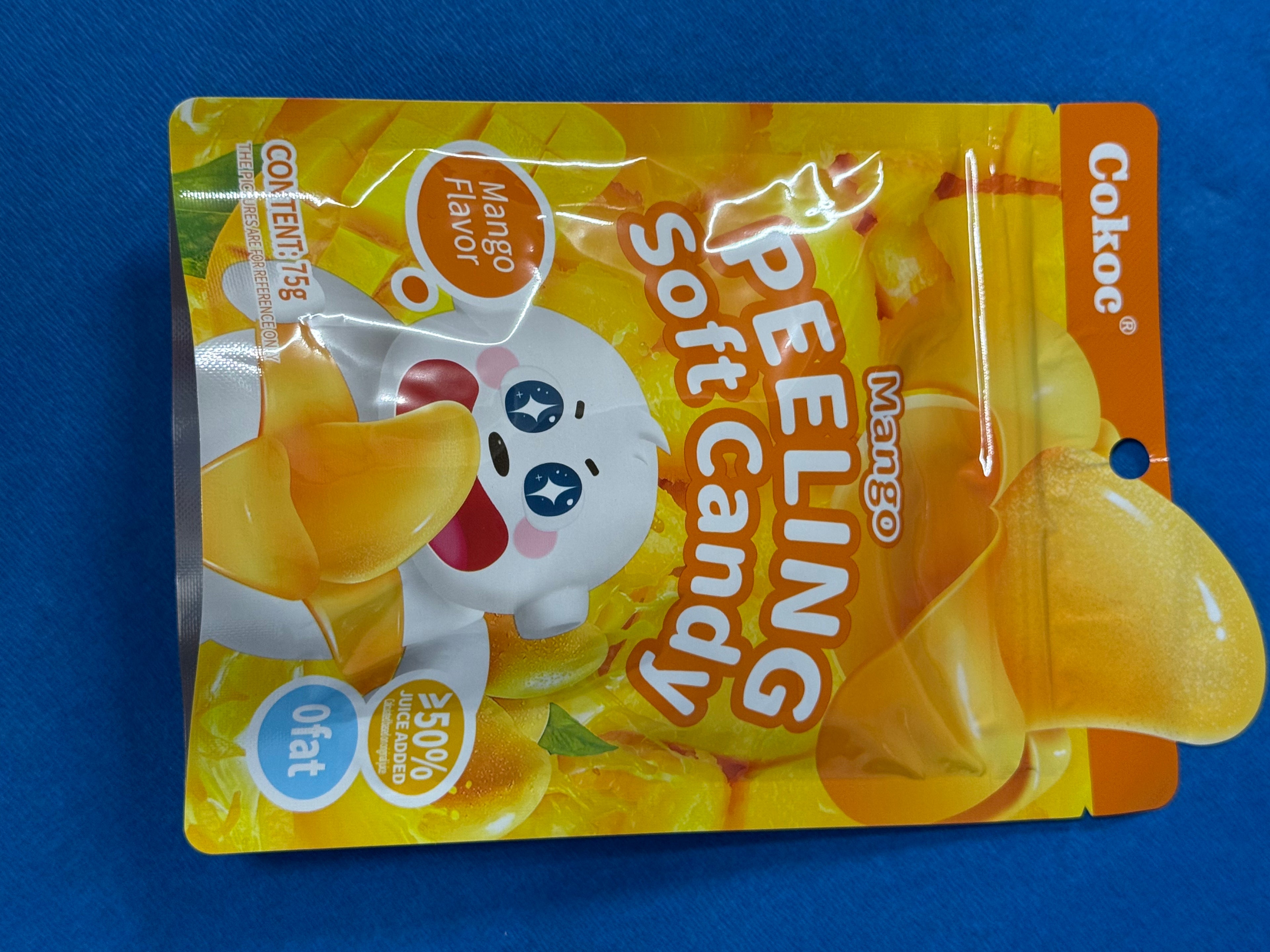 Cokoc Peeling Soft Candy Mango 75g Halal